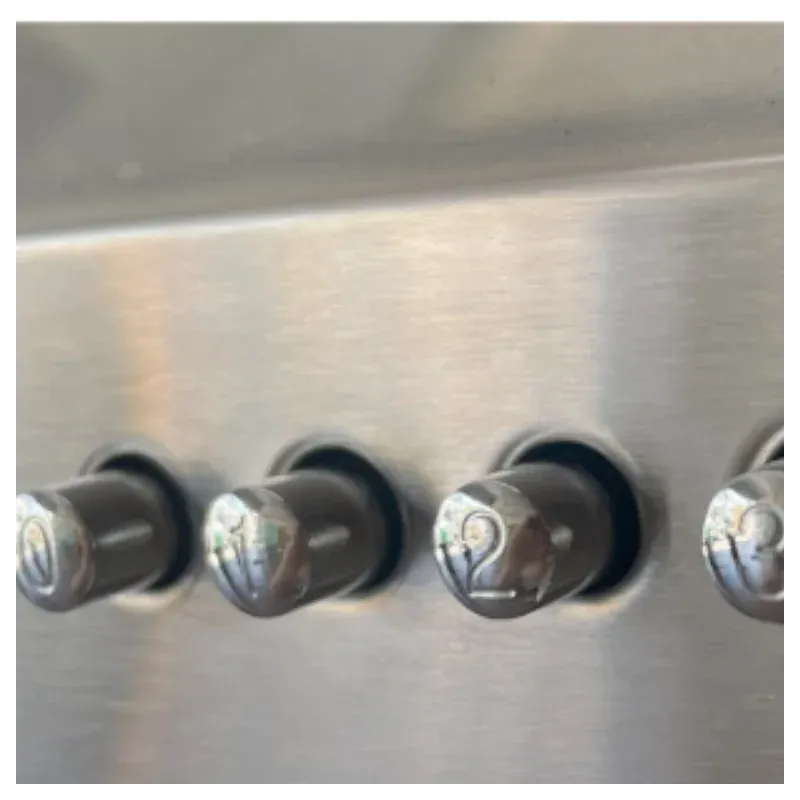 CAMPANA FLORENCIA - ACERO Y VIDRIO