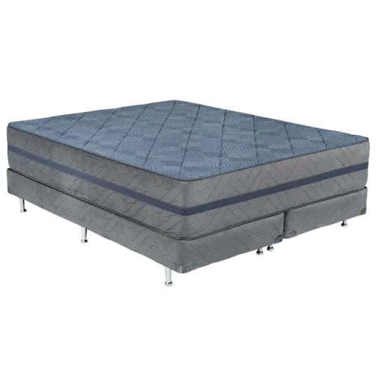 Conjunto Colchon y Somier Deseo Linea Sahara Espuma
