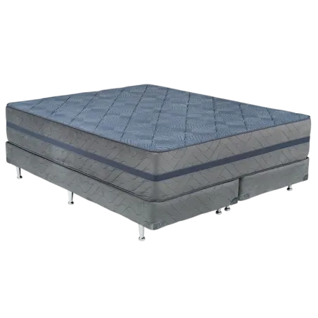 Conjunto Colchon y Somier Deseo Linea Sahara Espuma