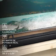 La Stromberg Anthem es una barra de sonido que combina estilo, potencia y conectividad para transformar cualquier espacio en un