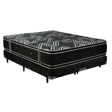 Conjunto Colchon y Somier Deseo Linea Insignia Resortes