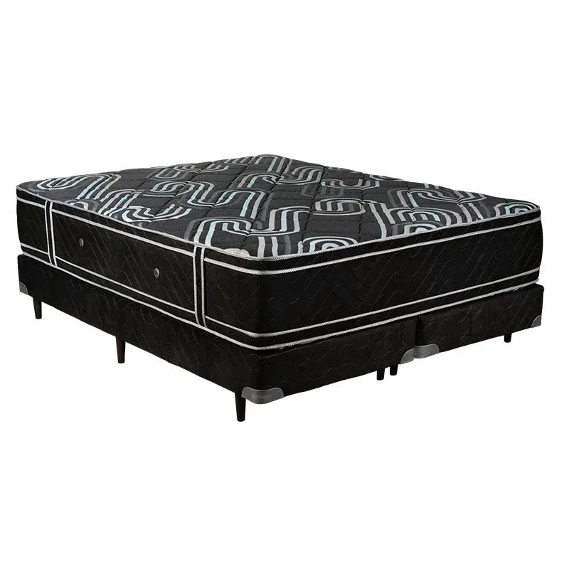 Conjunto Colchon y Somier Deseo Linea Insignia Resortes