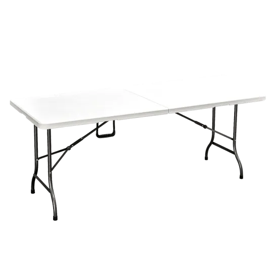 Mesa Plegable Plastica Patas de Caño