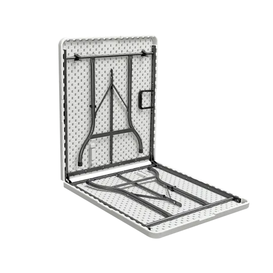 Mesa Plegable Plastica Patas de Caño