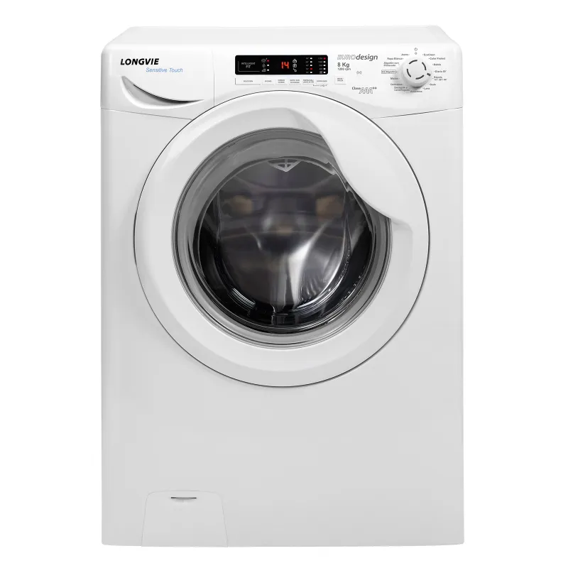 Lavarropa Longvie Carga Frontal 8 Kg 1200 Rpm Blanco