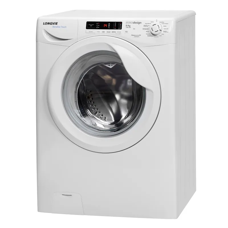 Lavarropa Longvie Carga Frontal 8 Kg 1200 Rpm Blanco