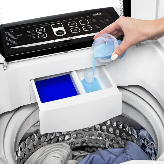 Lavarropa Drean Concept Neo Fuzzy Blanco  Carga Superior 6,5 Kg 800 rpm