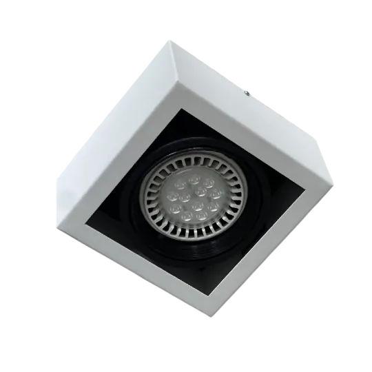 APLIQUE CARDÁNICO FABRILUM 4401 1 LUZ AR111 BLANCO