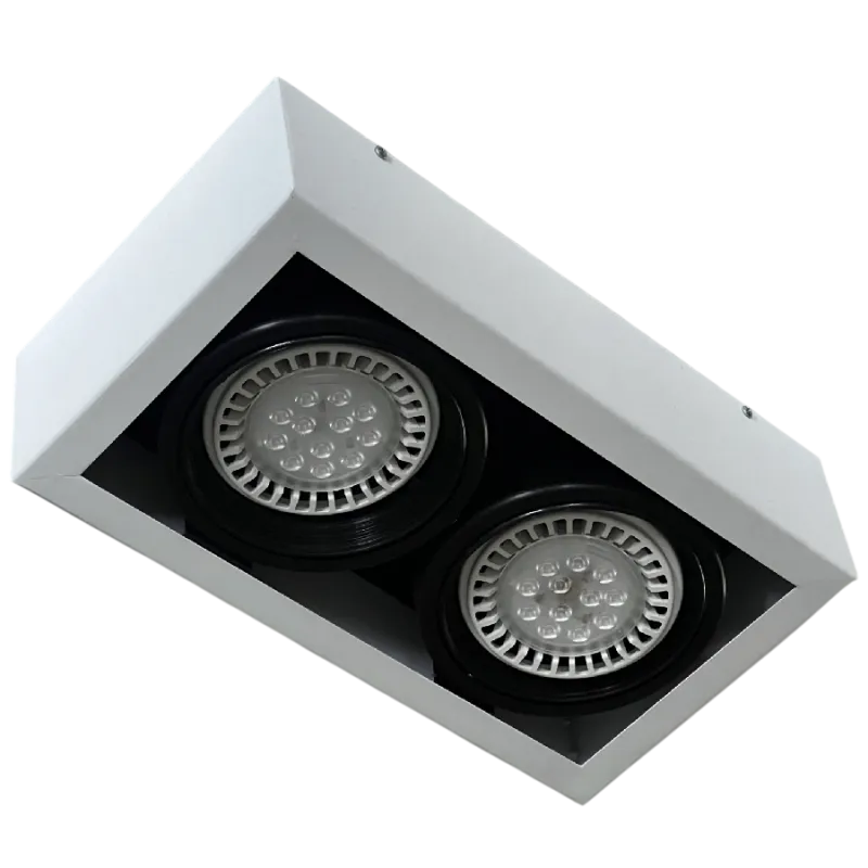 APLIQUE CARDANICO FABRILUM 4202 2 LUCES AR111 BLANCO