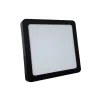 PLAFON LED 12W AVC APLICAR CUADRADO FRIO NEGRO