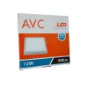 PLAFON LED 12W AVC APLICAR CUADRADO FRIO BLANCO