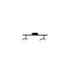 APLIQUE ROCKET II 180 ILUMINACION NEGRO