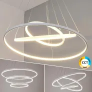 COLGANTE LED 3 AROS ILLUM BLANCO