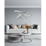 COLGANTE LED 3 AROS ILLUM BLANCO