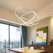COLGANTE LED 3 AROS ILLUM BLANCO
