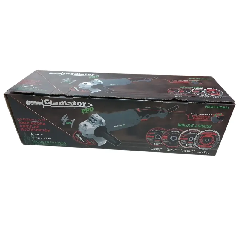 Amoladora Angular Gladiator 1200w