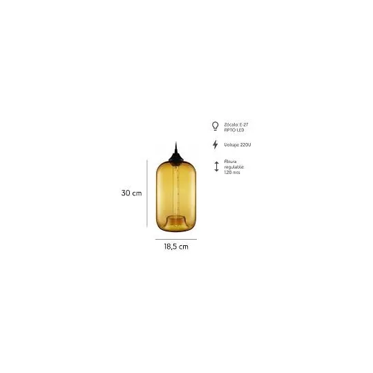 COLGANTE TOMLIN 180 ILUMINACION