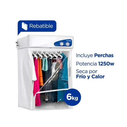 Secarropas por calor Columbia de pared rebatible