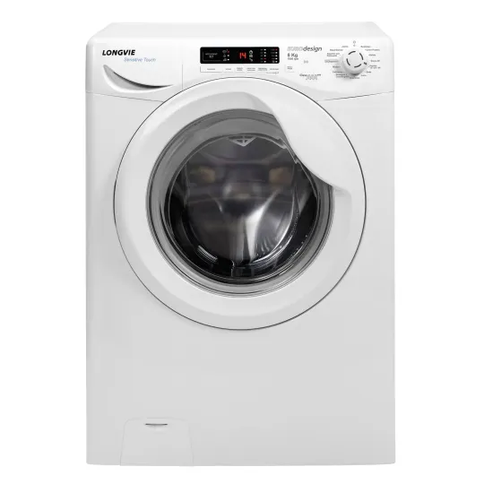 Lavarropa Longvie Carga Frontal 8 Kg 1000 Rpm Blanco