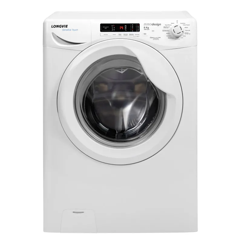 Lavarropa Longvie Carga Frontal 8 Kg 1000 Rpm Blanco