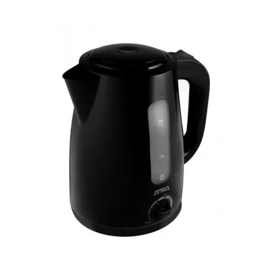 Pava Eléctrica Atma con Regulador de Temperatura 1.7 lt Negra