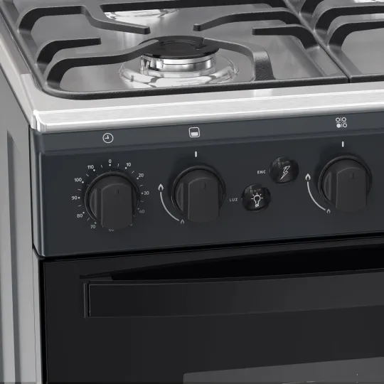 COCINA ORMAY TEMPO NEGRA MULTIGAS