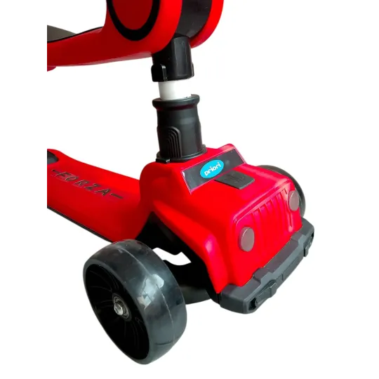 MONOPATIN PRIORI PLEGABLE MUSICAL ROJO