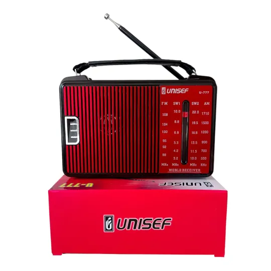 RADIO UNISEF AM/FM U-777 ROJA