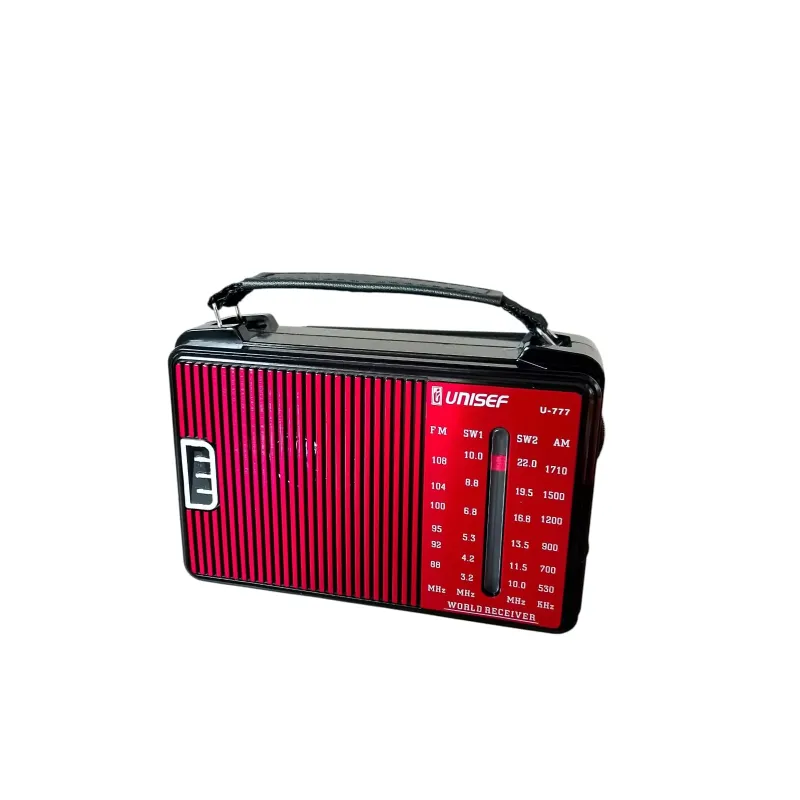 RADIO UNISEF AM/FM U-777 ROJA