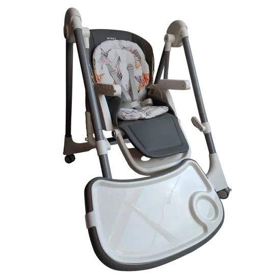 SILLA DE COMER PRIORI DE LUJO MECEDORA CON RUEDAS