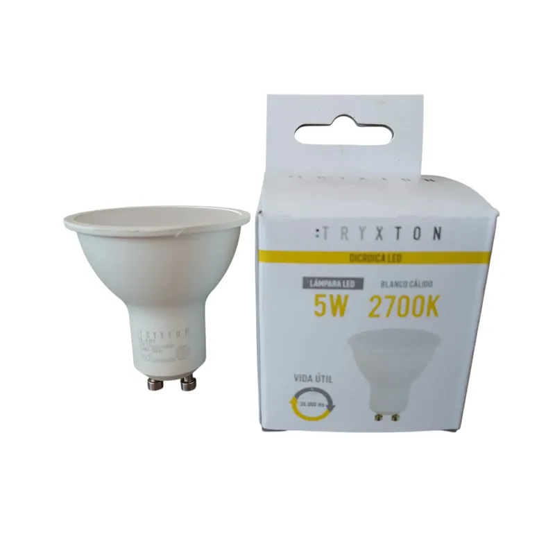 DICROICA LED TRYXTON 5W LUZ CALIDA