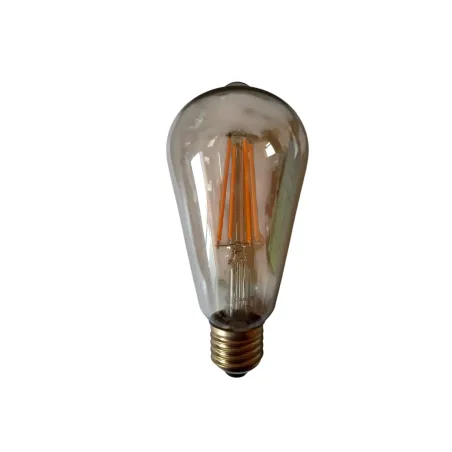 FOCO LED CANDIL VINTAGE PERA 7W AMBAR