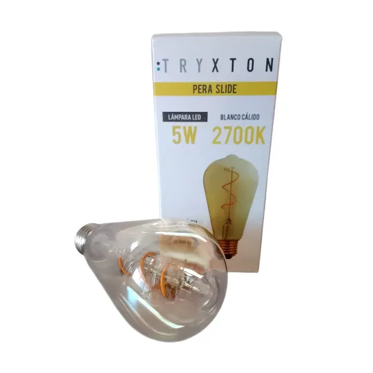 FOCO LED TRYXTON VINTAGE PERA SLIDE 5W AMBAR